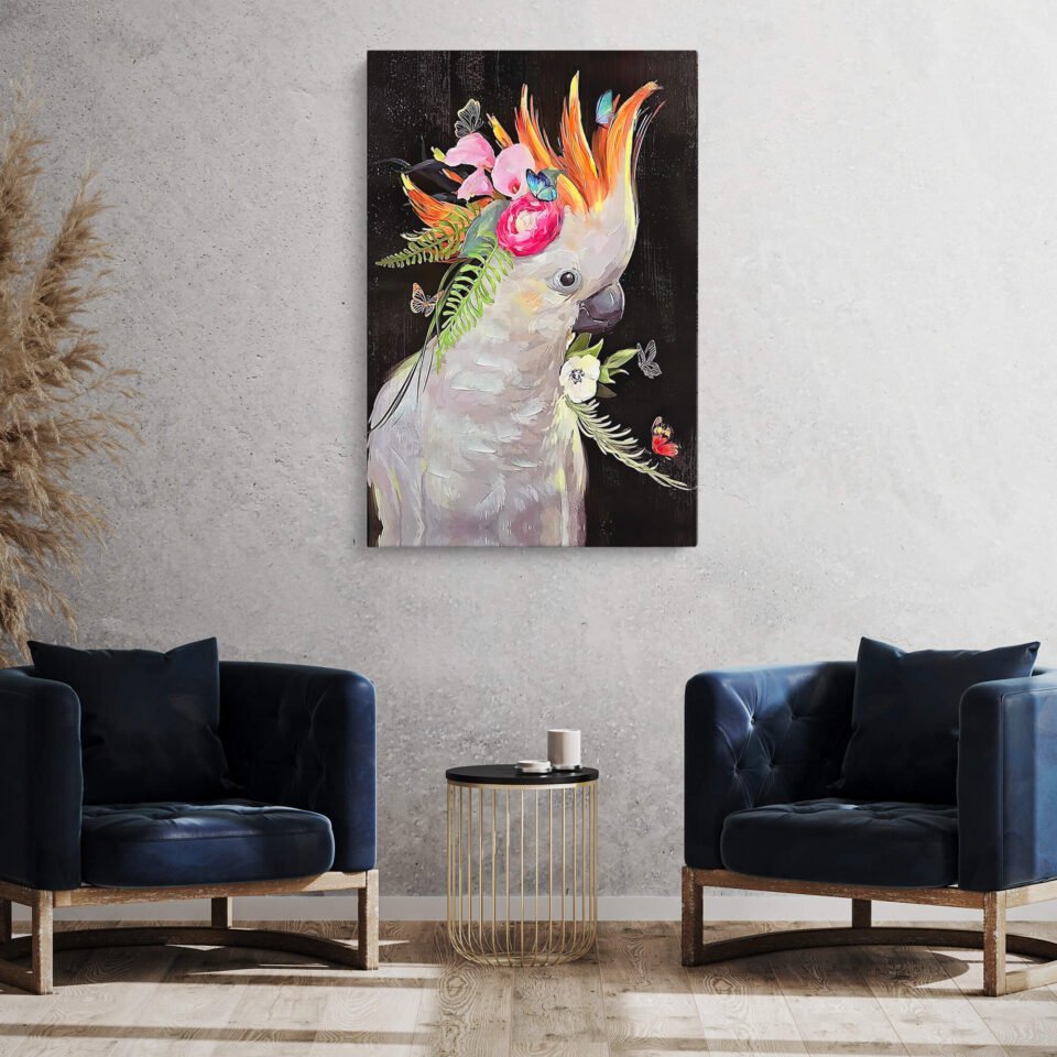 Cockatoo Parrot - Canvas Art - Image 3