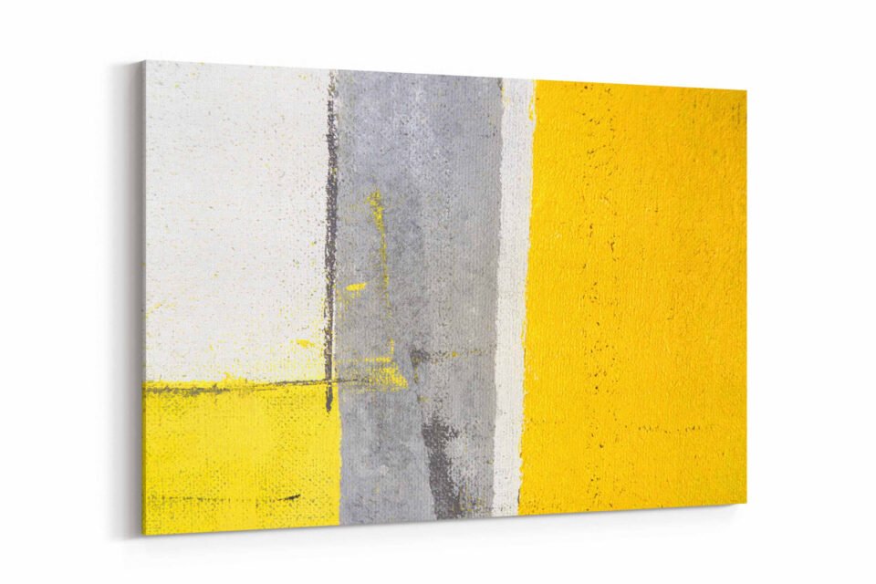 Yellow and Grey - Canvas Prints - Image 3