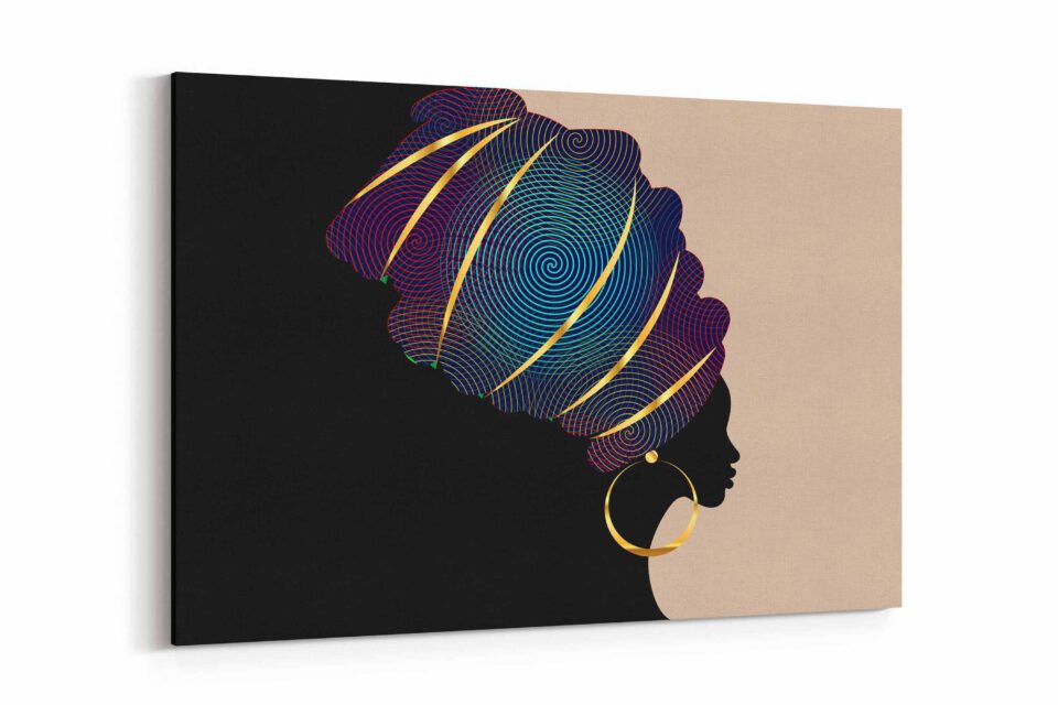 Kente Turban - Wall Art - Image 3