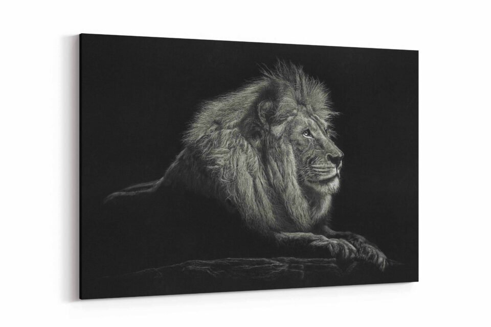 Monochrome Majesty - Canvas Art - Image 3