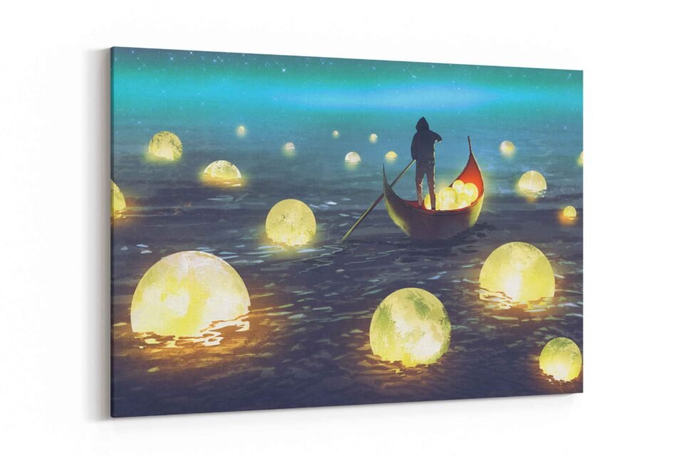 Fallen Stars - Art Print on Canvas