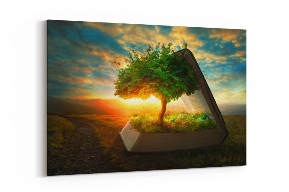Tree of Wisdom - Art Print on Canvas