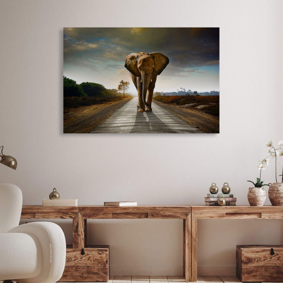African Elephant - Animal Wall Art - Image 2