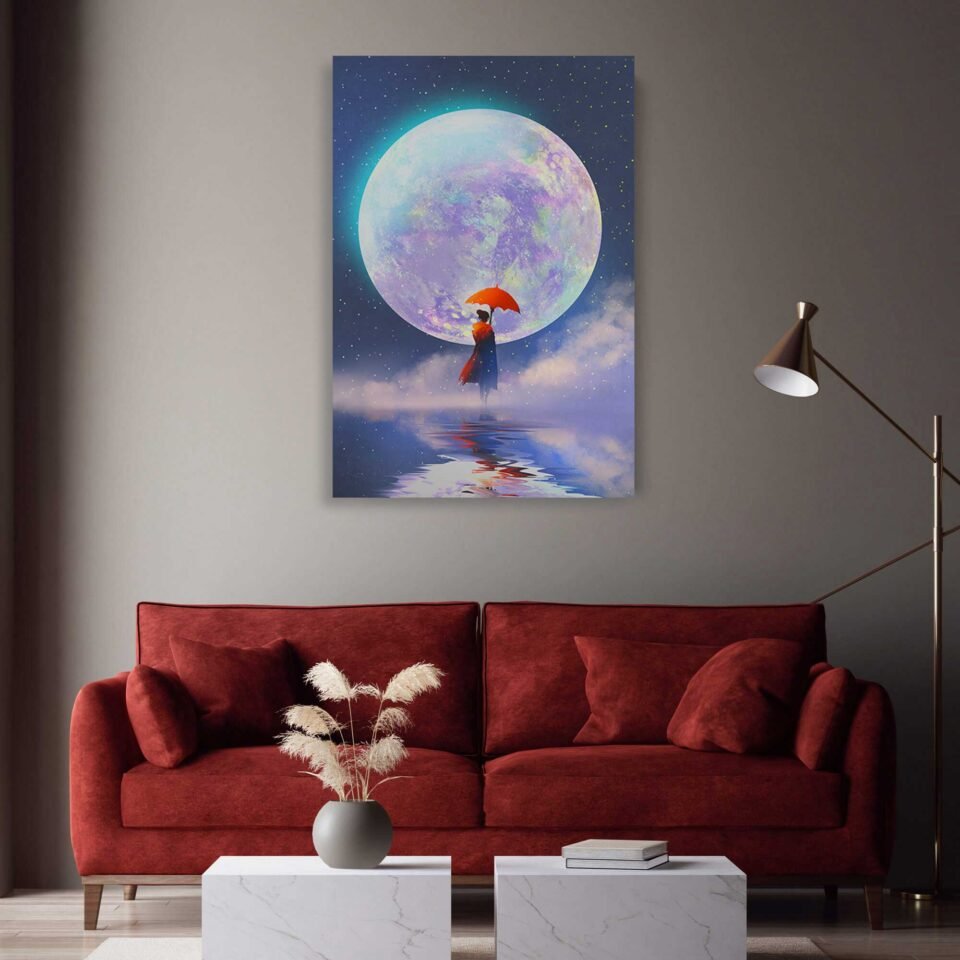 Midnight Stroll - Canvas Wall Art - Image 2