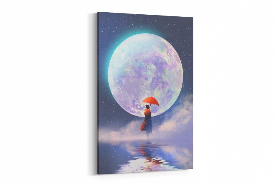 Midnight Stroll - Canvas Wall Art - Image 3