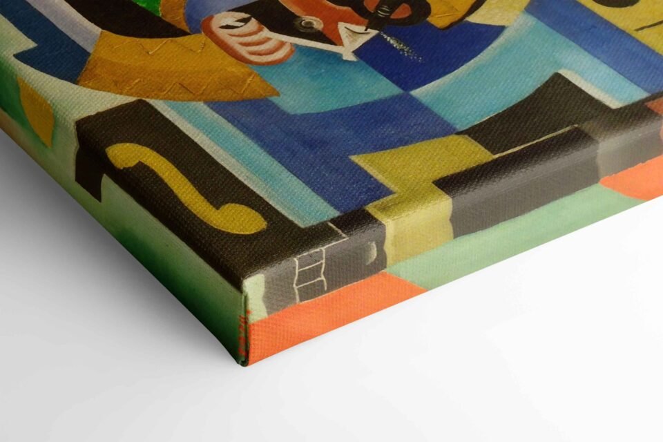 African King Abstract Painting - Image 5