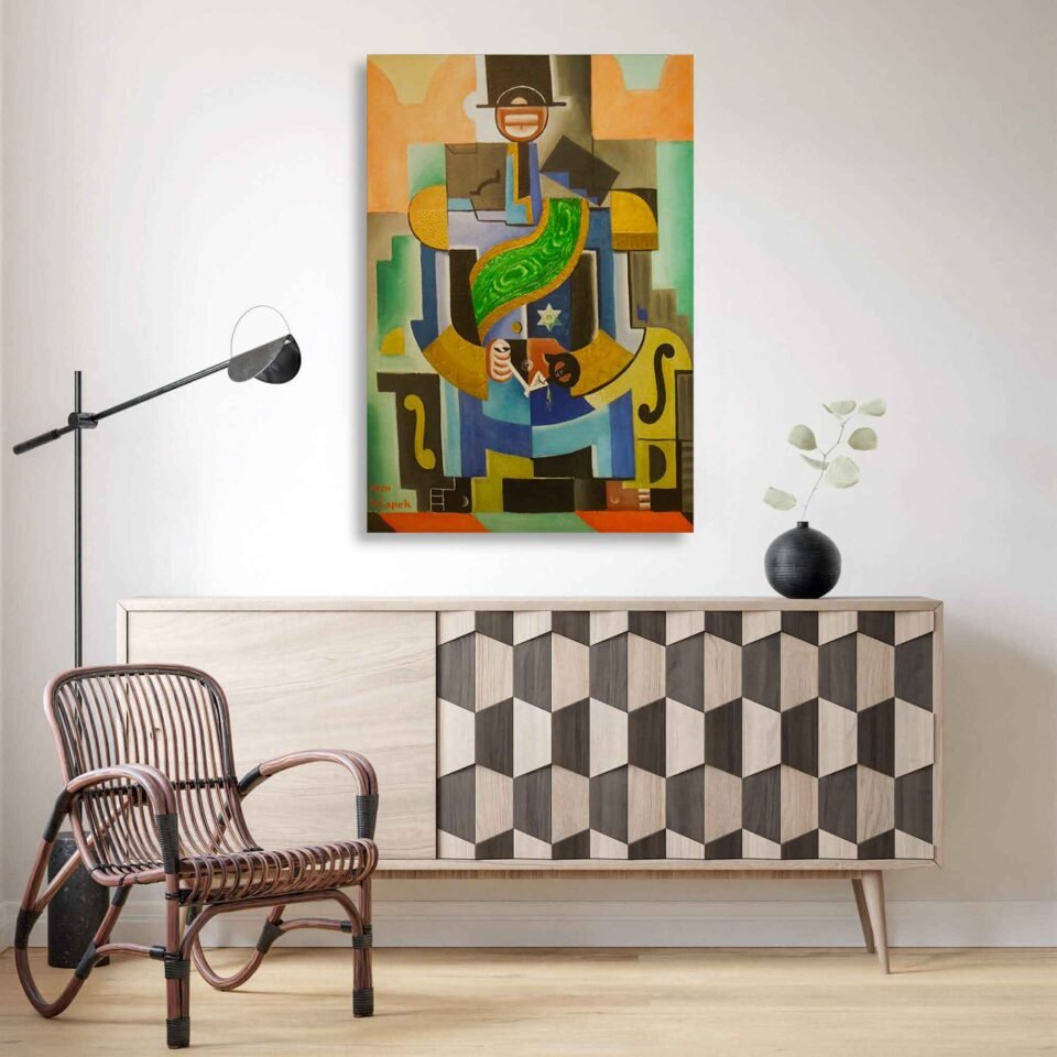 African King Abstract Painting - Image 4