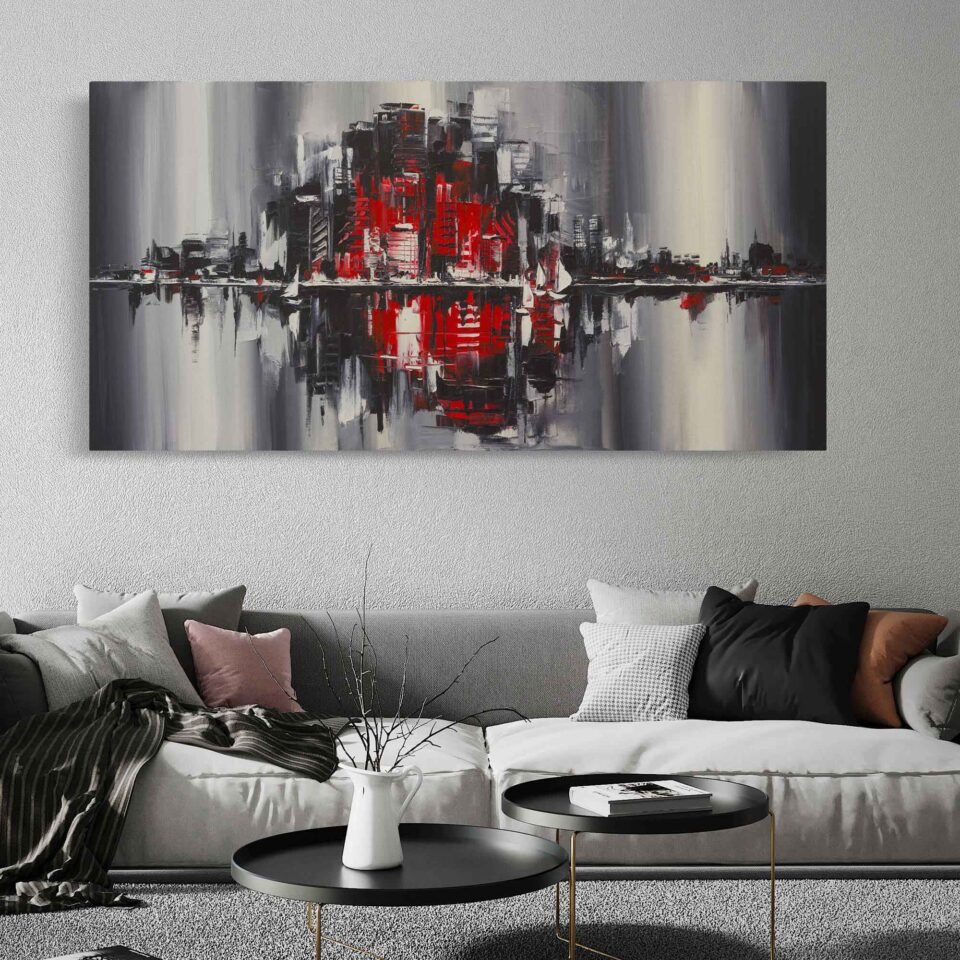 Red and Black Urban Art - Image 2
