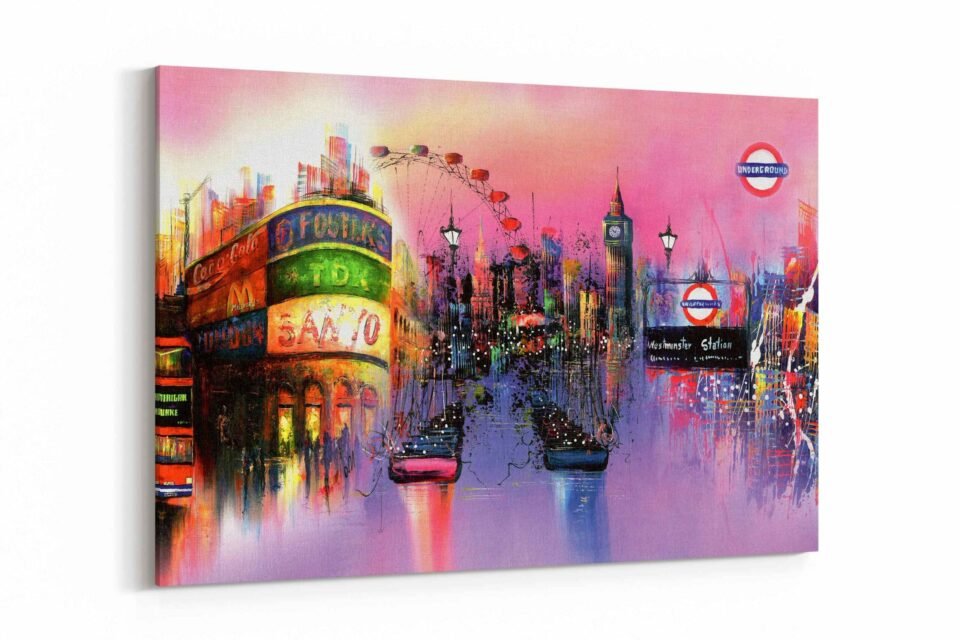 Westminster Underground Station - Canvas Prints