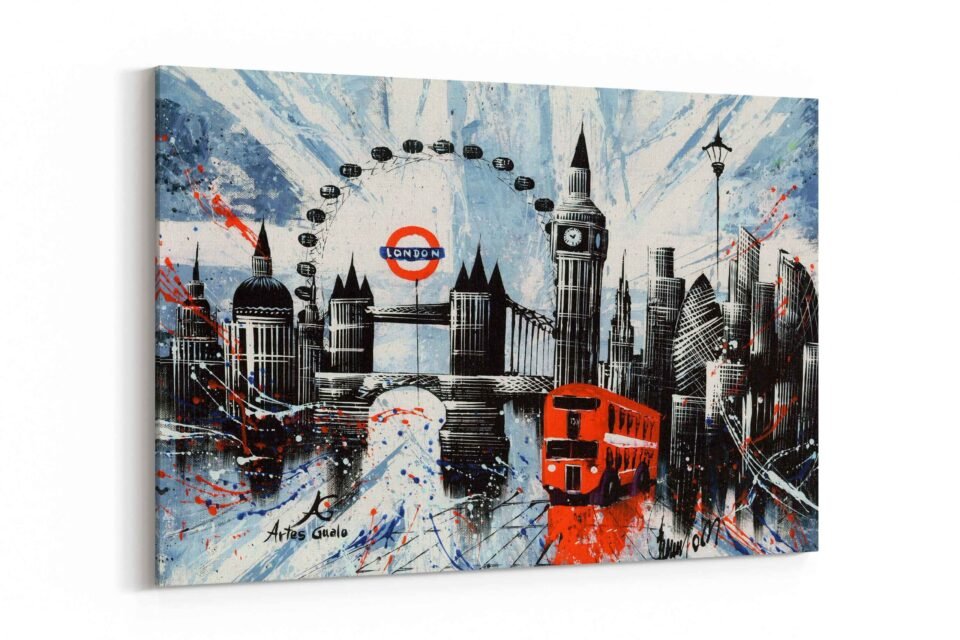 London Landmarks - Canvas Art - Image 4