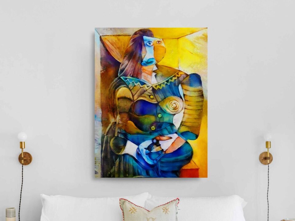 Picasso-Inspired Pastel Print - Image 4