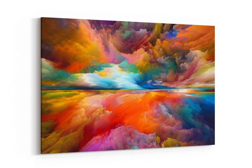 Vibrant Sunset - Abstract Art - Image 3