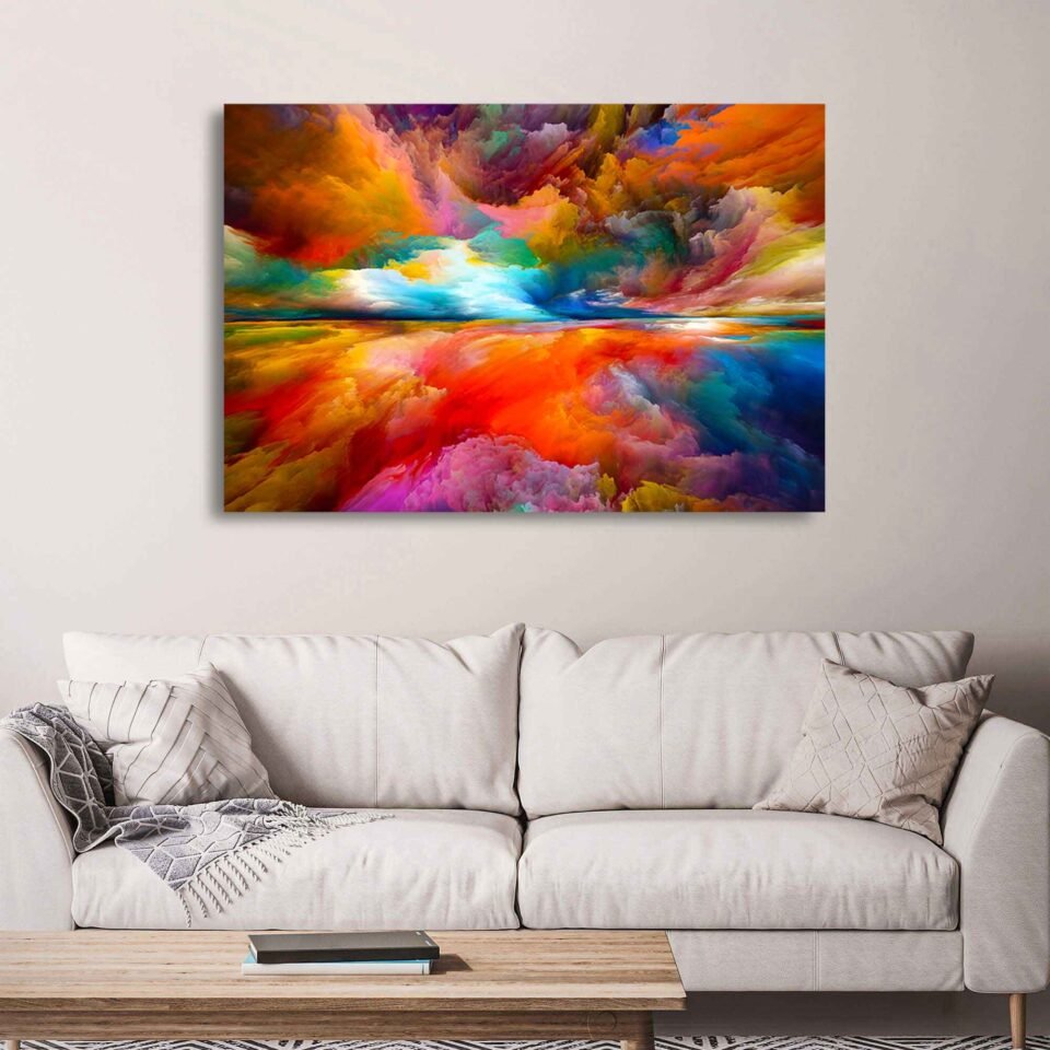 Vibrant Sunset - Abstract Art - Image 2