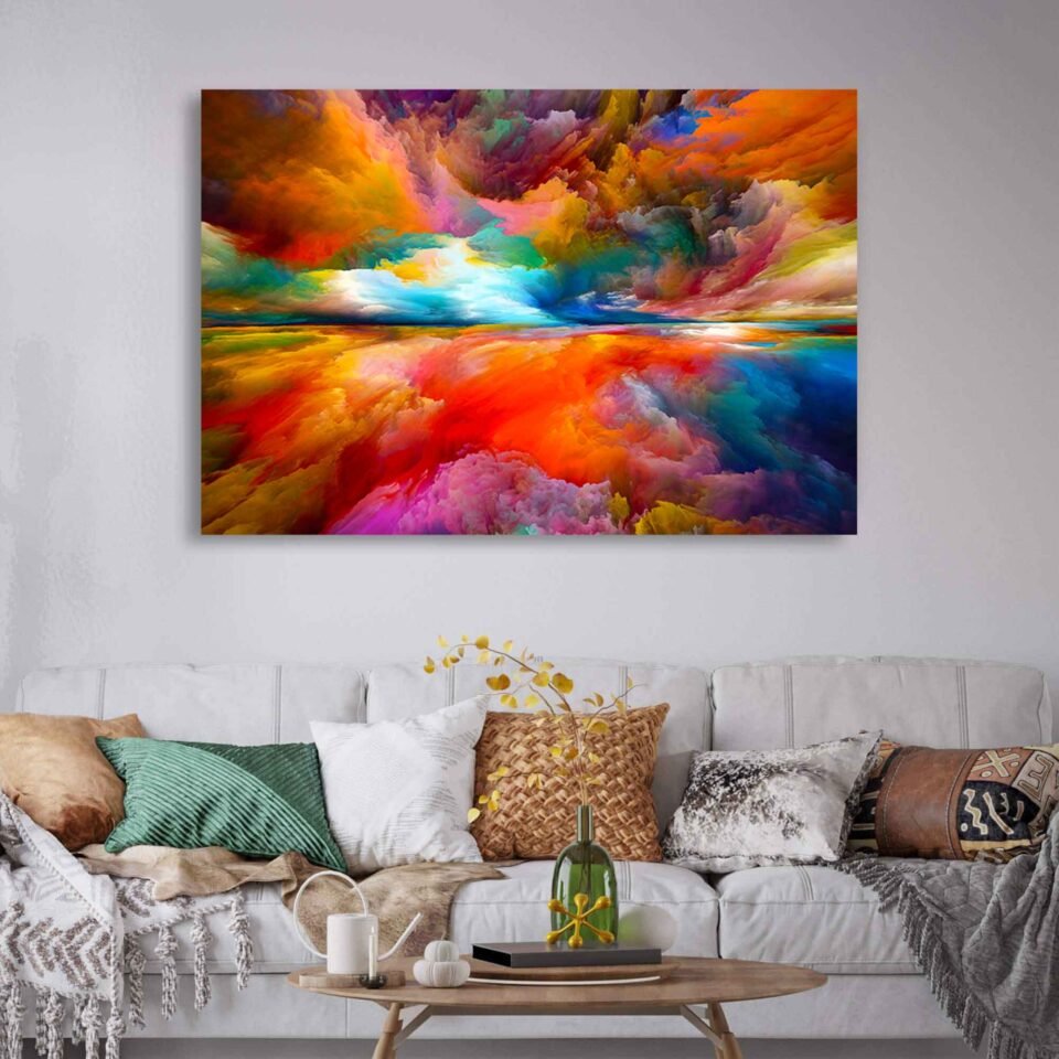 Vibrant Sunset - Abstract Art - Image 4