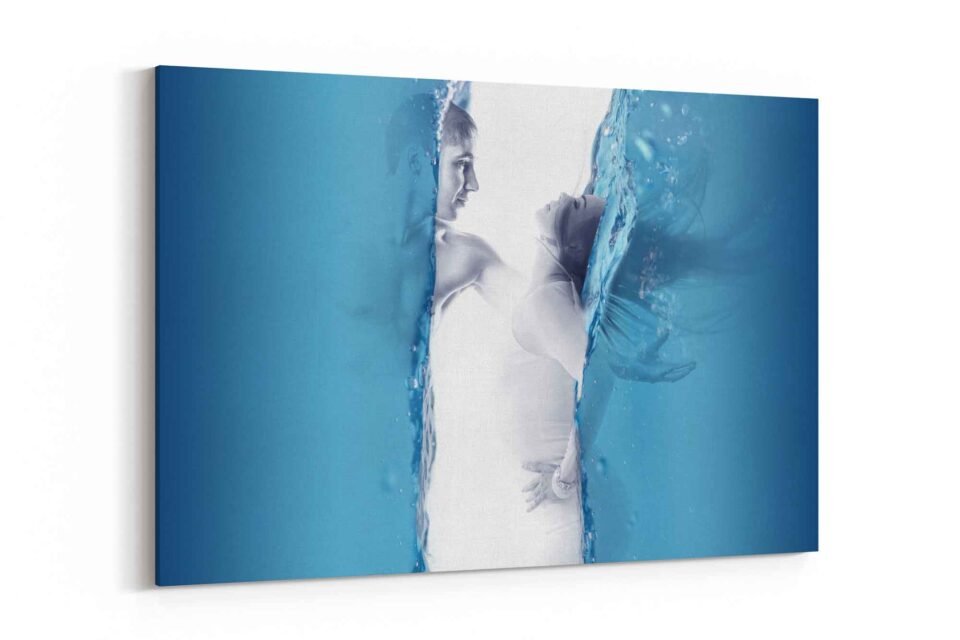 Aqua Embrace - Surreal Art - Image 3