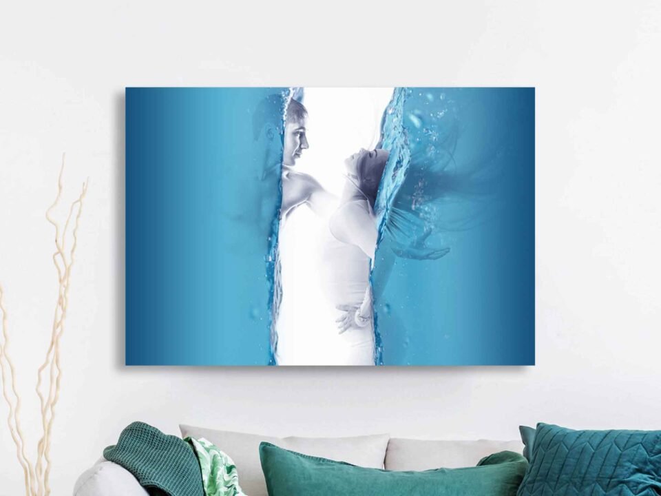 Aqua Embrace - Surreal Art - Image 2