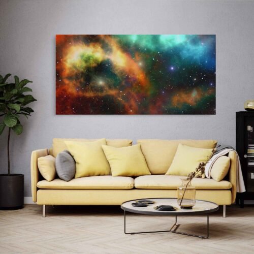 Celestial Symphony - Constellations in Outer Space - Space Art. This extraordinary artwork is a portal to the vast expanse of the universe, where the beauty of constellations and the wonder of space come together in a mesmerizing display of celestial art.