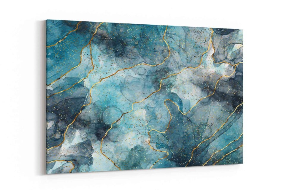 Gilded Elegance - Abstract Art - Image 3