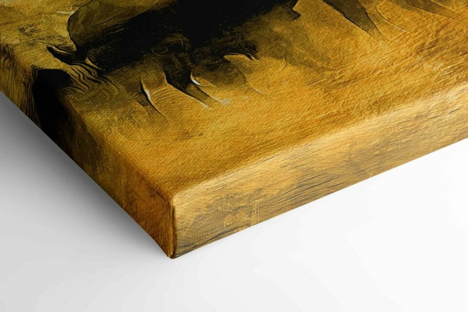 Golden Herd - Large Wall Art - Image 6