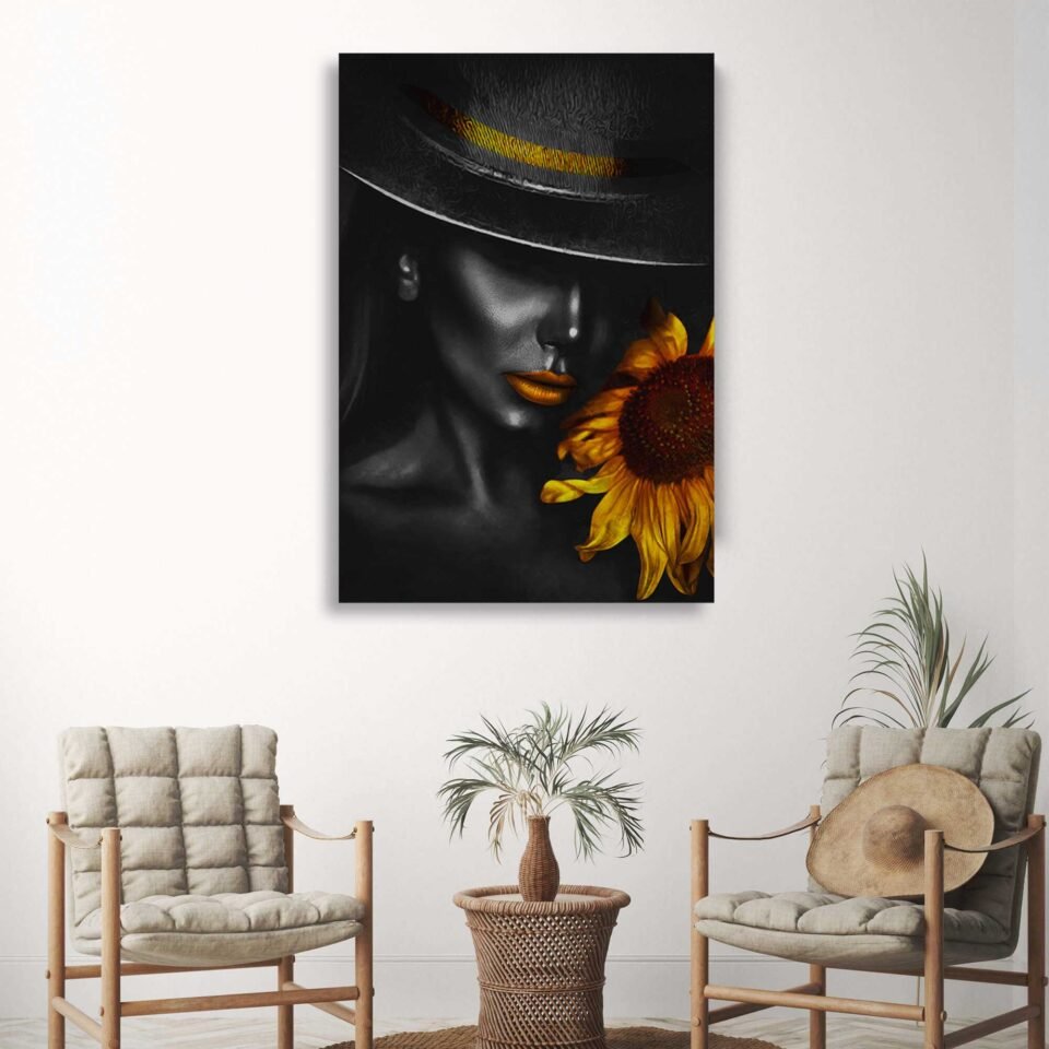 Golden Bloom Wall Art Prints - Image 2