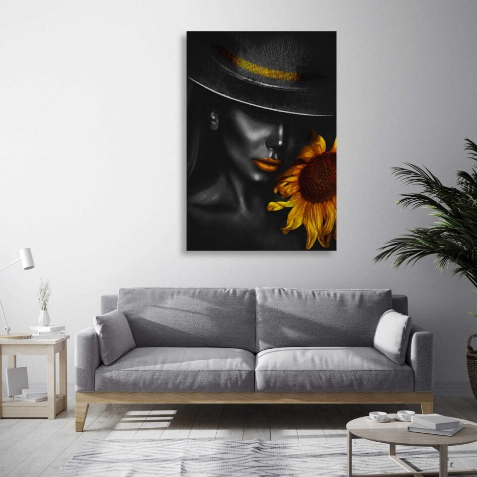 Golden Bloom Wall Art Prints - Image 4