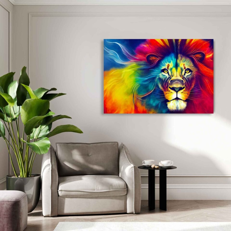 Vibrant Majesty - Canvas Wall Art - Image 2