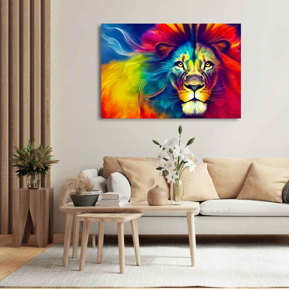 Vibrant Majesty - Canvas Wall Art - Image 4