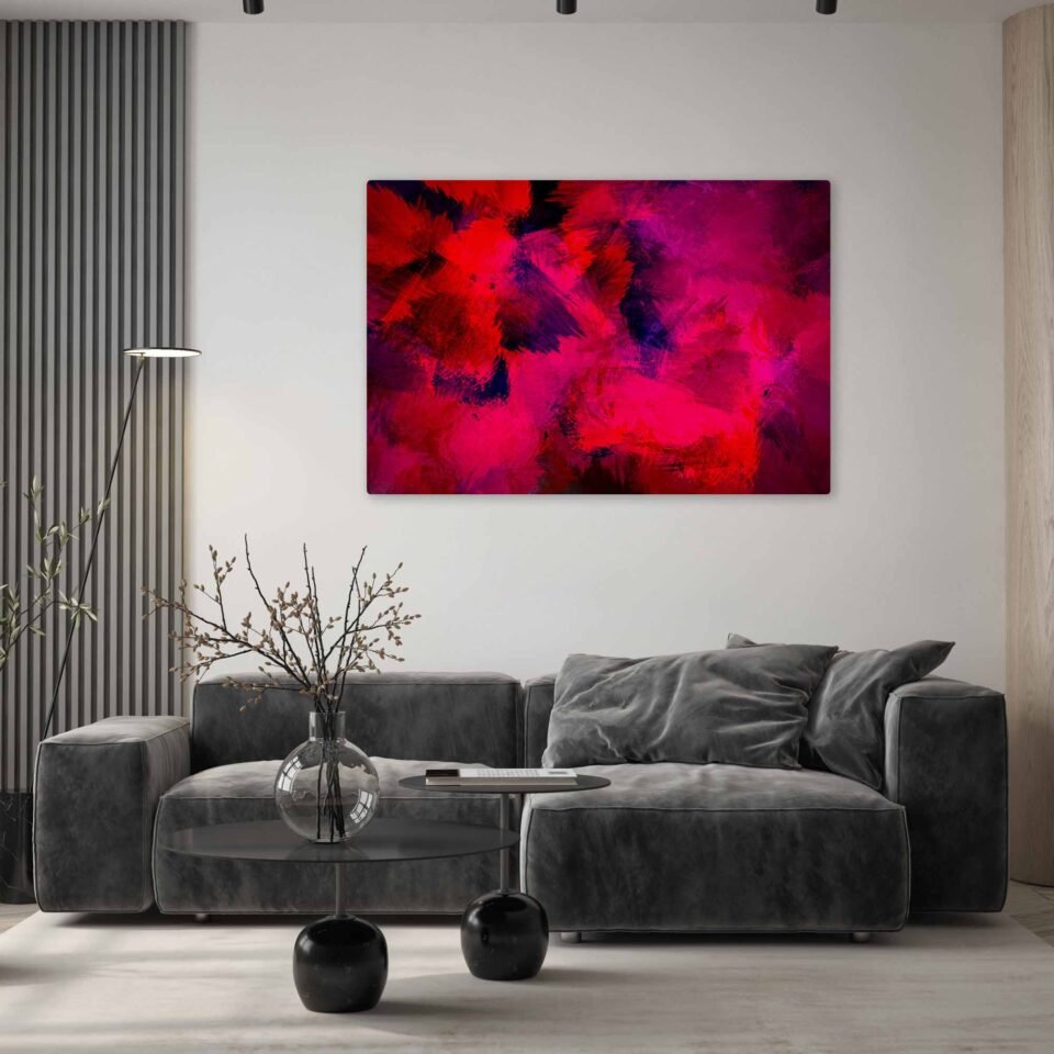 Vibrant Red - Wall Art - Image 2