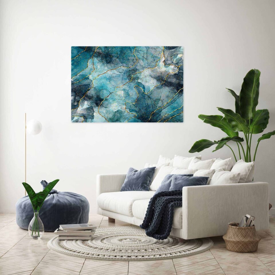 Gilded Elegance - Abstract Art - Image 4