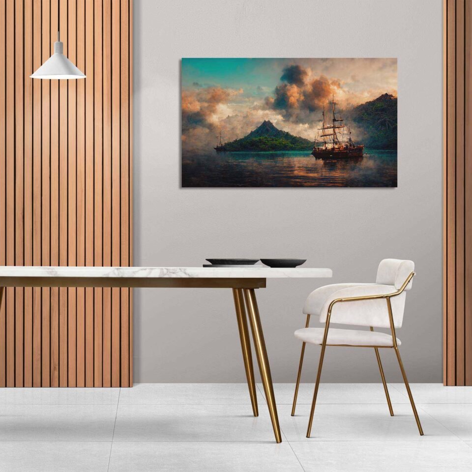 Pirate's Haven - Serenity Amidst Nature's Splendor - Landscape Wall Art