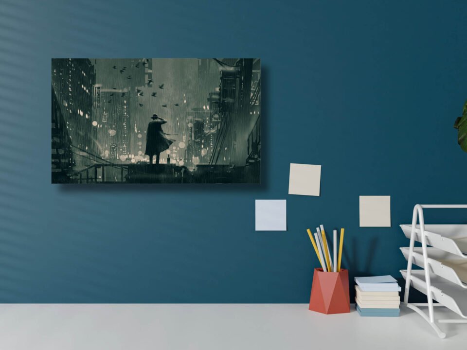 Rainy Night Noir - Canvas Prints - Image 4