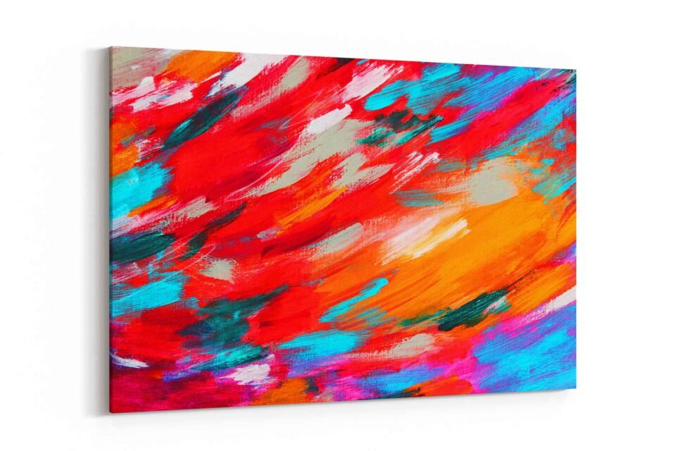 Vibrant Expressions - Bold Brush Strokes - Abstract Prints