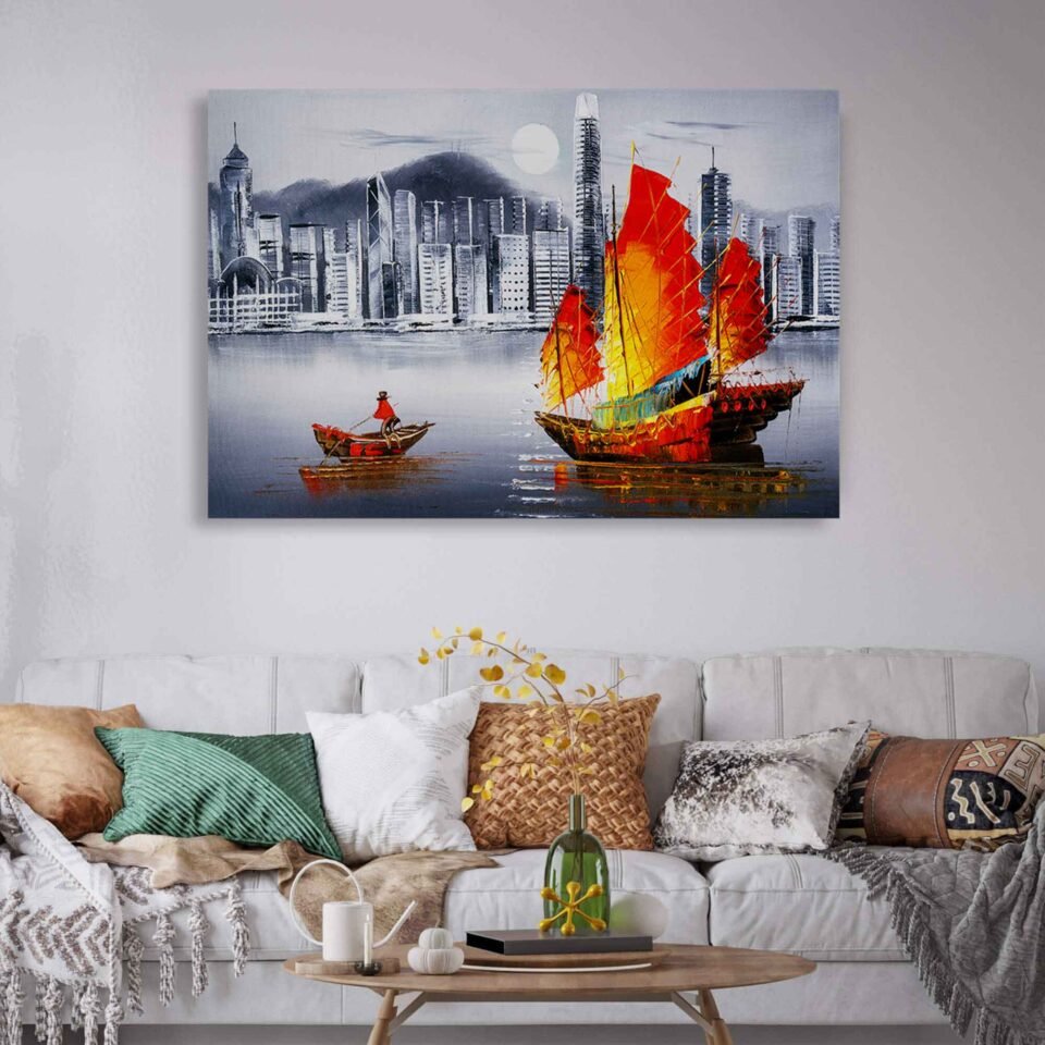 Harbor's Monochrome Symphony - Image 2