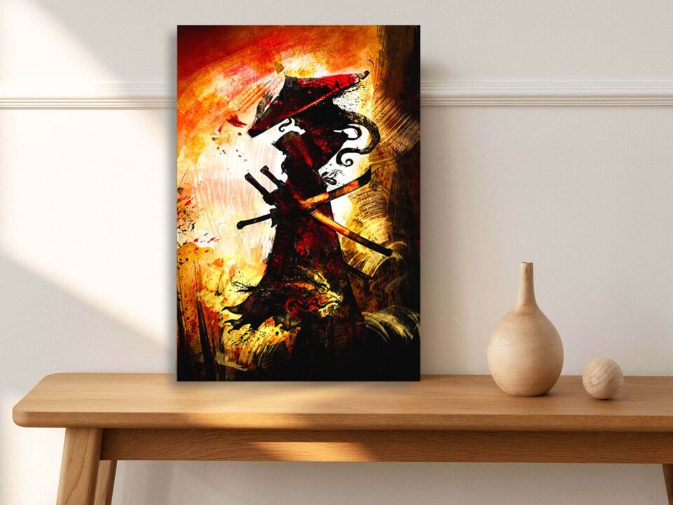 Warrior of Twilight - Japanese Wall Art - Image 2