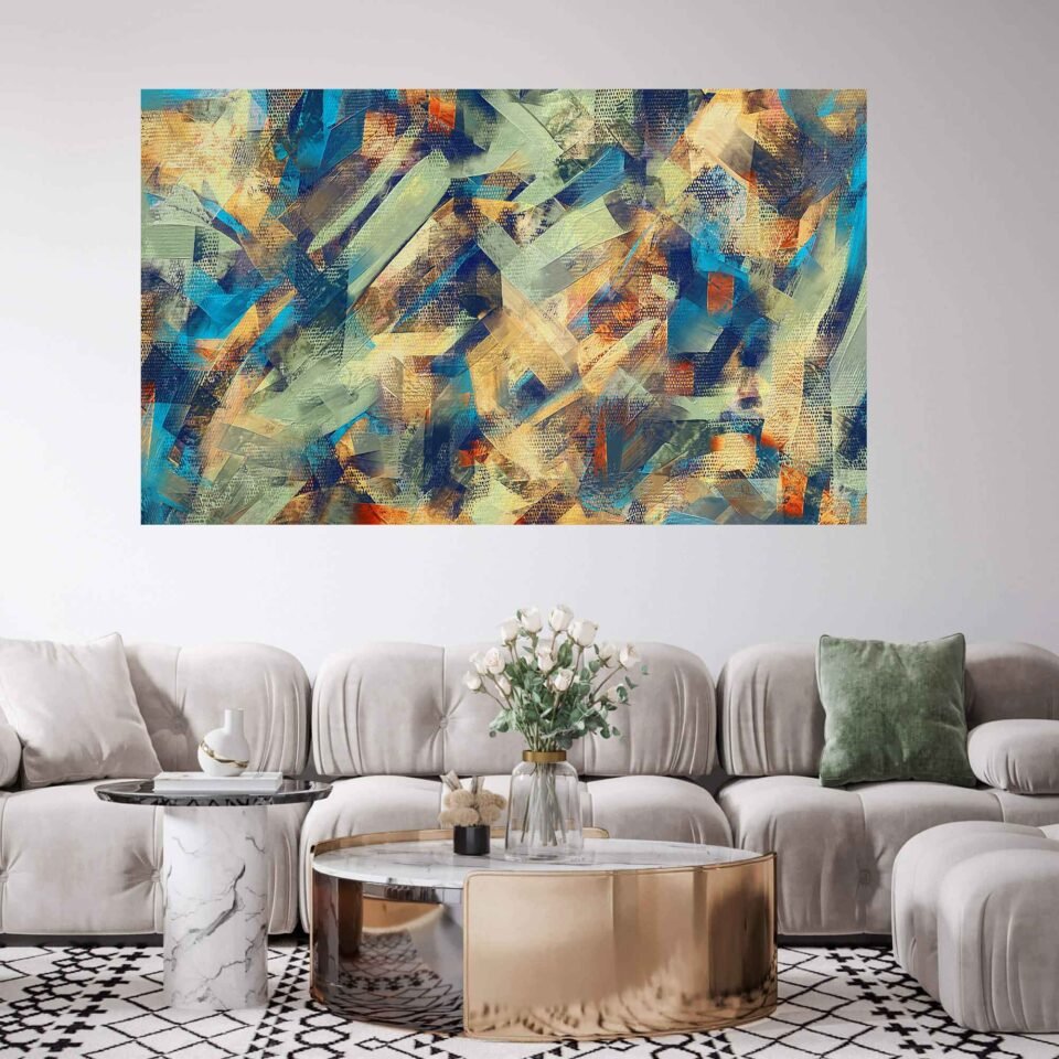 Grungy Harmony - Abstract Art - Image 4