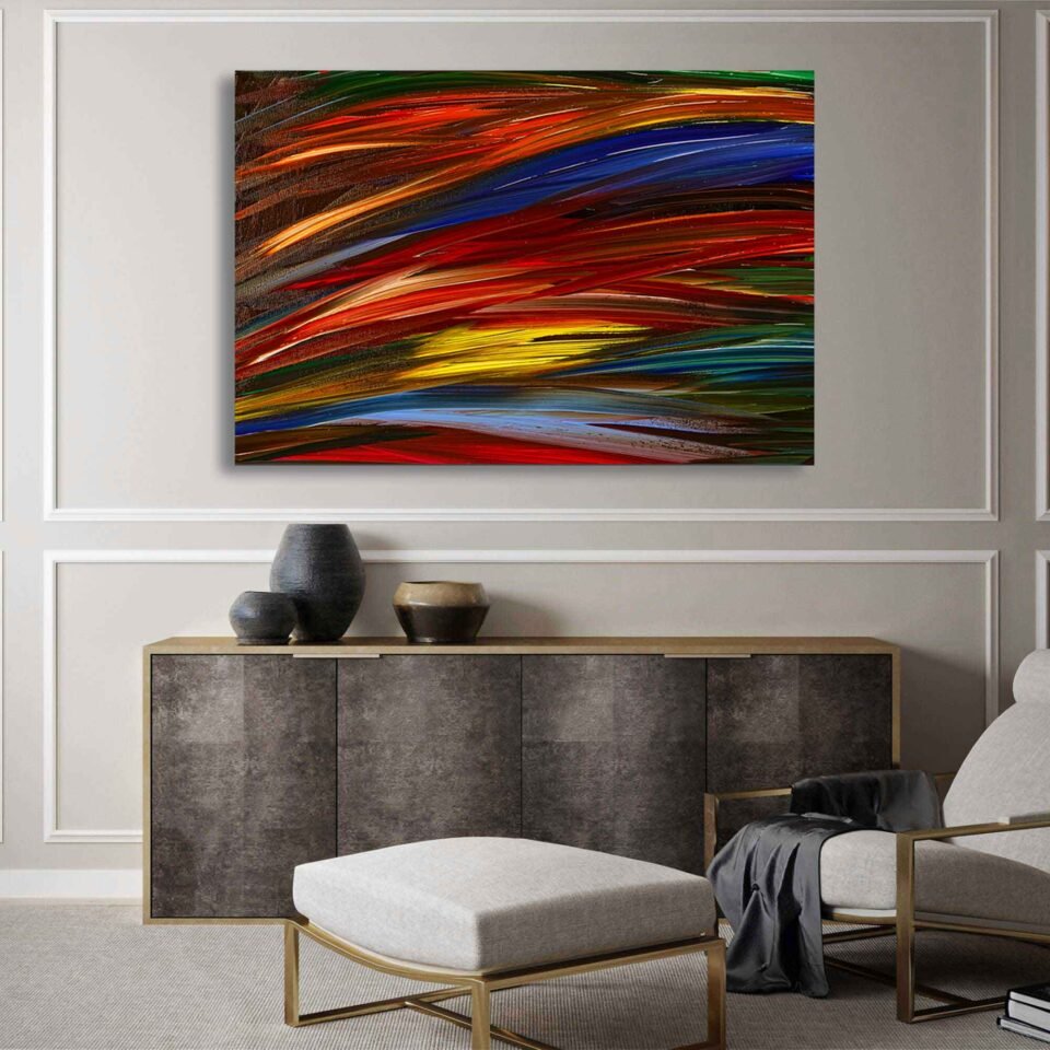 Abstract Odyssey - Colorful Brush Strokes - Abstract Prints