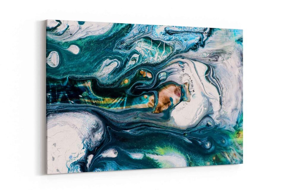 Marble and Agate Symphony - Abstract Surrealism - Wall Art Prints. Gallery-Quality Canvas Wall Art Prints for Home Decor.