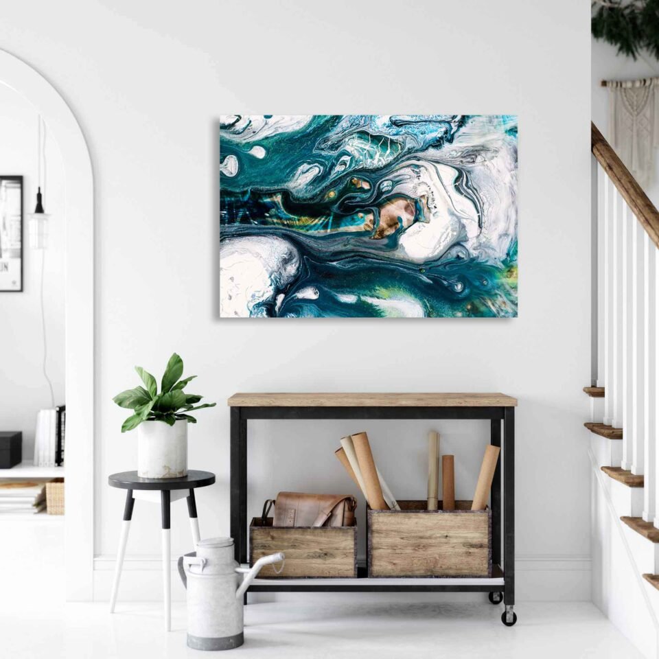 Marble and Agate Symphony - Abstract Surrealism - Wall Art Prints. Gallery-Quality Canvas Wall Art Prints for Home Decor.