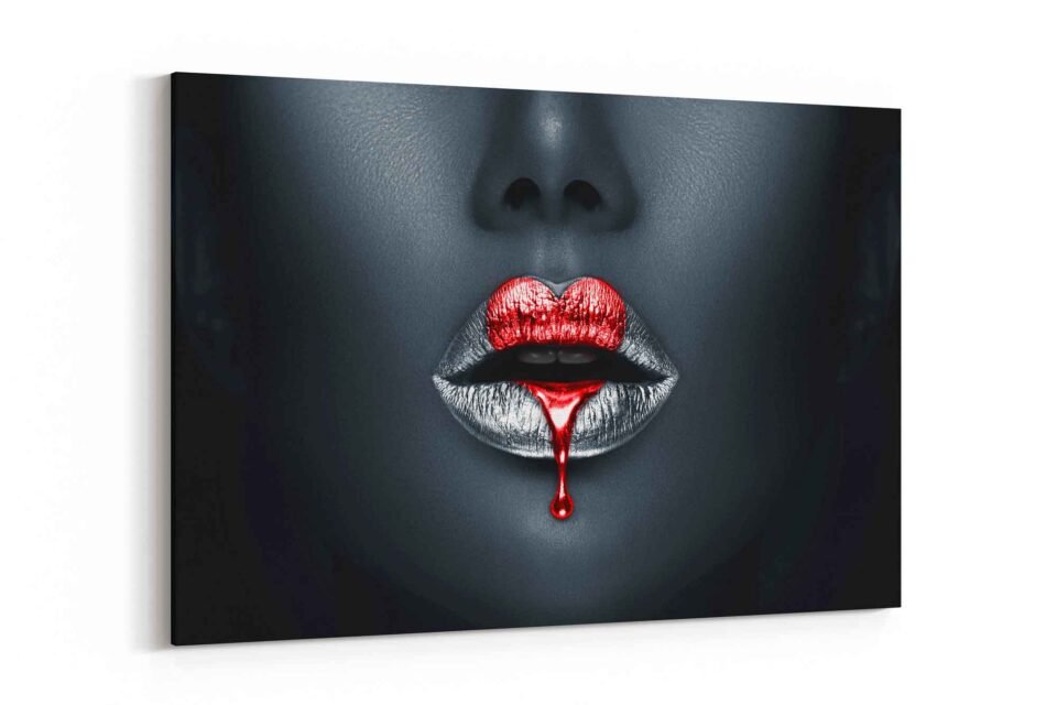 Vivid Elegance - Lipgloss Artistry - Wall Art Prints