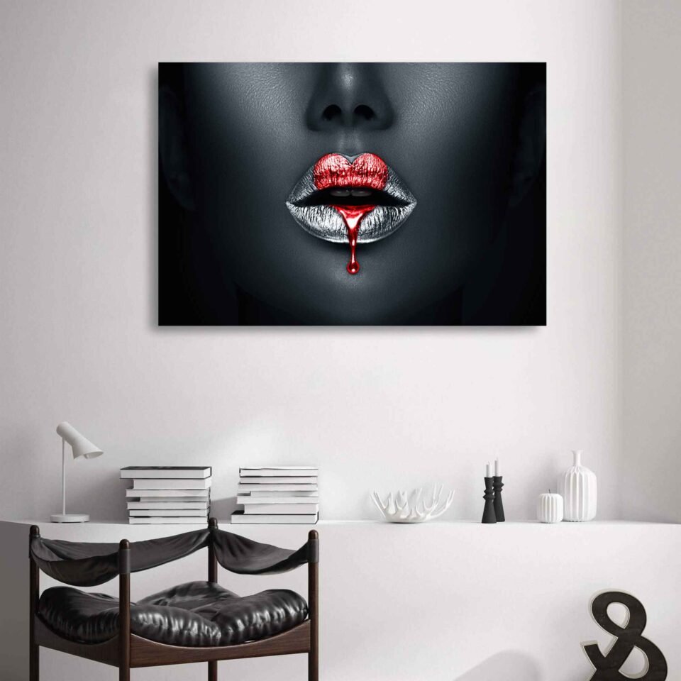 Vivid Elegance - Lipgloss Artistry - Wall Art Prints