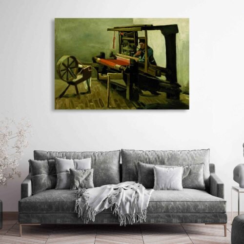 Weaver (1884) Famous Painting By Vincent van Gogh - Dutch Painter - Reproduction on Canvas Prints
