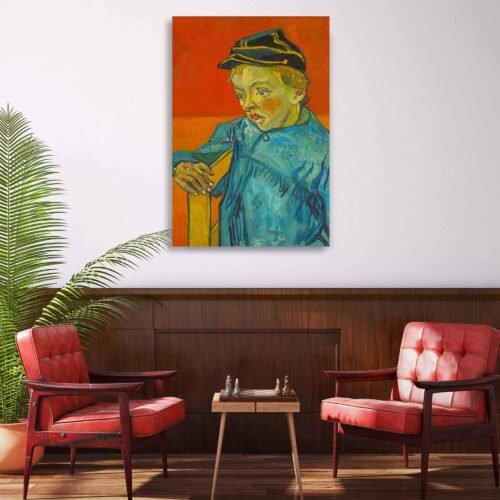 The Schoolboy - Famous Painting By Vincent van Gogh - Dutch Painter - Reproduction on Canvas Prints