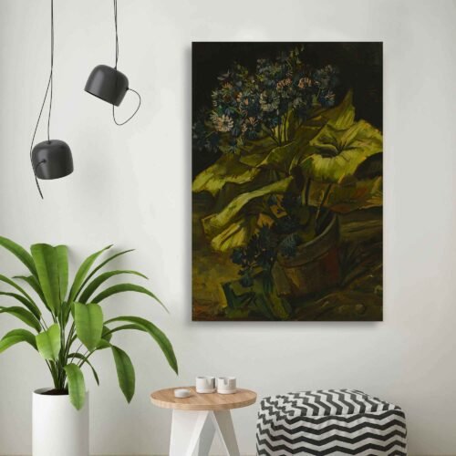 Cineraria - Famous Painting by Vincent van Gogh - Dutch Painter - Reproduction on Canvas Prints