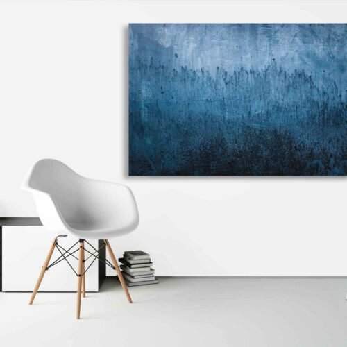 Blue Artwork - Wall Art Prints Abstract Art. This stunning piece of artistry brings the captivating beauty of abstract design to your living space. Whether adorning your living room or bedroom, it serves as a bold statement piece that adds a touch of sophistication and intrigue to your walls.