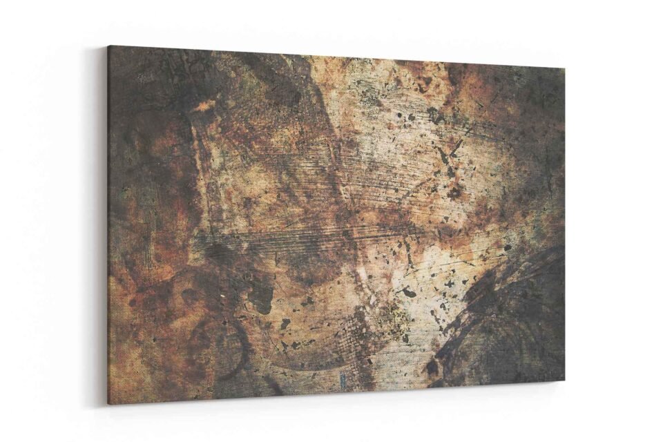 Old Grunge - Abstract Art Framed