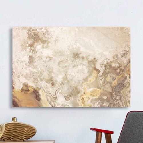 Beige Marble - Abstract Art Prints. This stunning piece of modern art combines the timeless beauty of marble with a contemporary abstract design. Whether it graces your living room or bedroom, it's a sophisticated addition that effortlessly blends minimalist elegance with artistic expression.