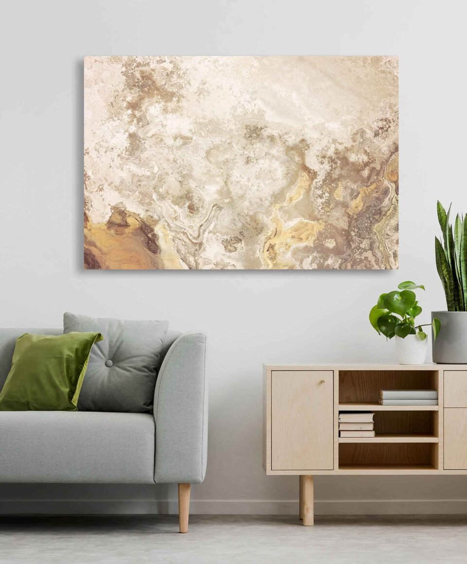 Beige Marble - Abstract Art Prints