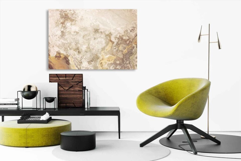 Beige Marble - Abstract Art Prints