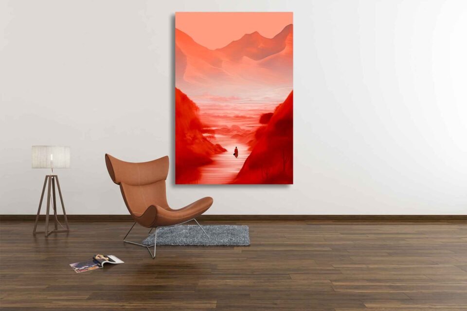 Zen Tranquility - Canvas Art - Mountain Road to Meditation