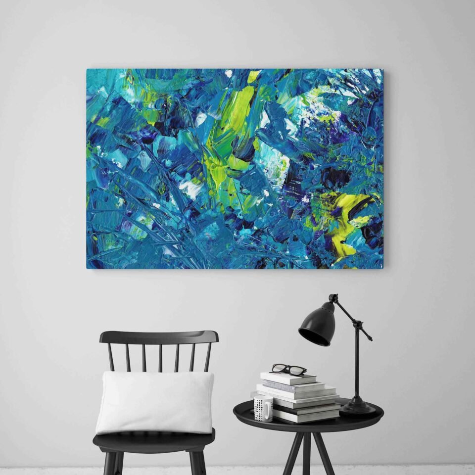 Azure Dreams - Abstract Art - Image 4